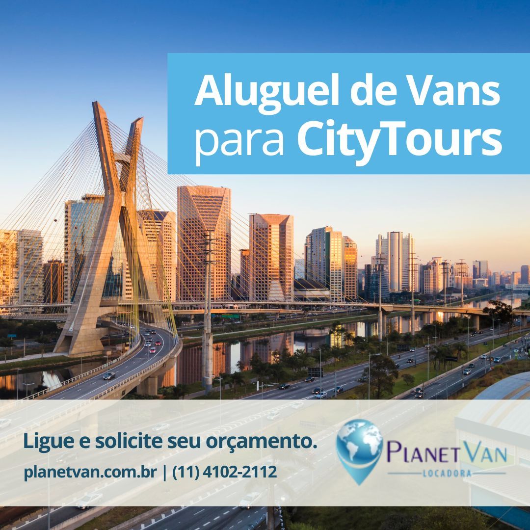 Aluguel de Vans para City Tour